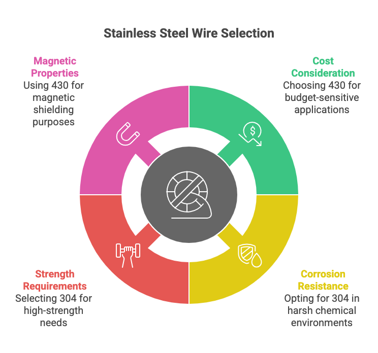 430 Stainless steel Wire selection