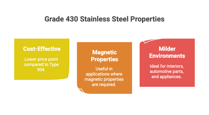 ASTM A240 Grade 430 SS Properties